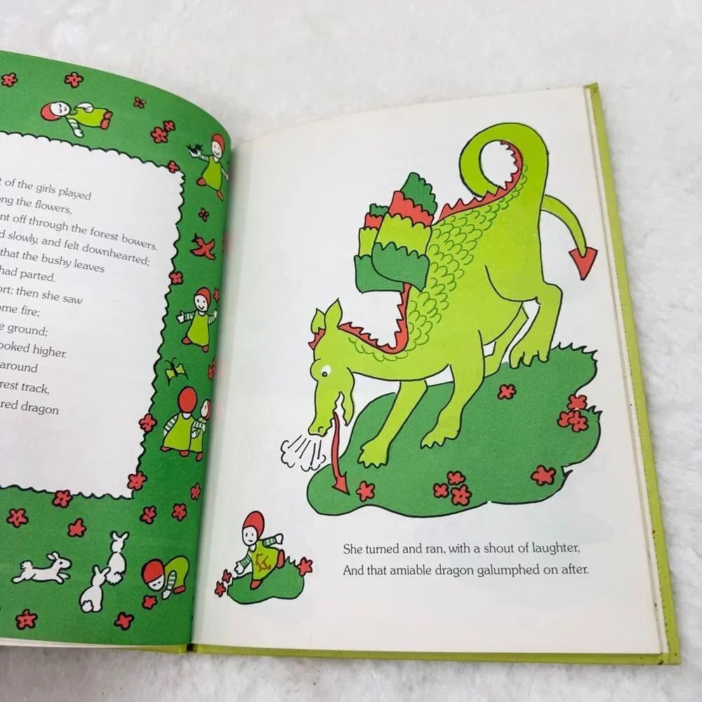 How Many Dragons Behind the Door Vintage 1977 Hardcover Children’s Picture Book